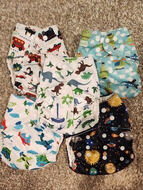 Wegreeco Kids Cloth Diaper Covers - Assorted Boy Prints